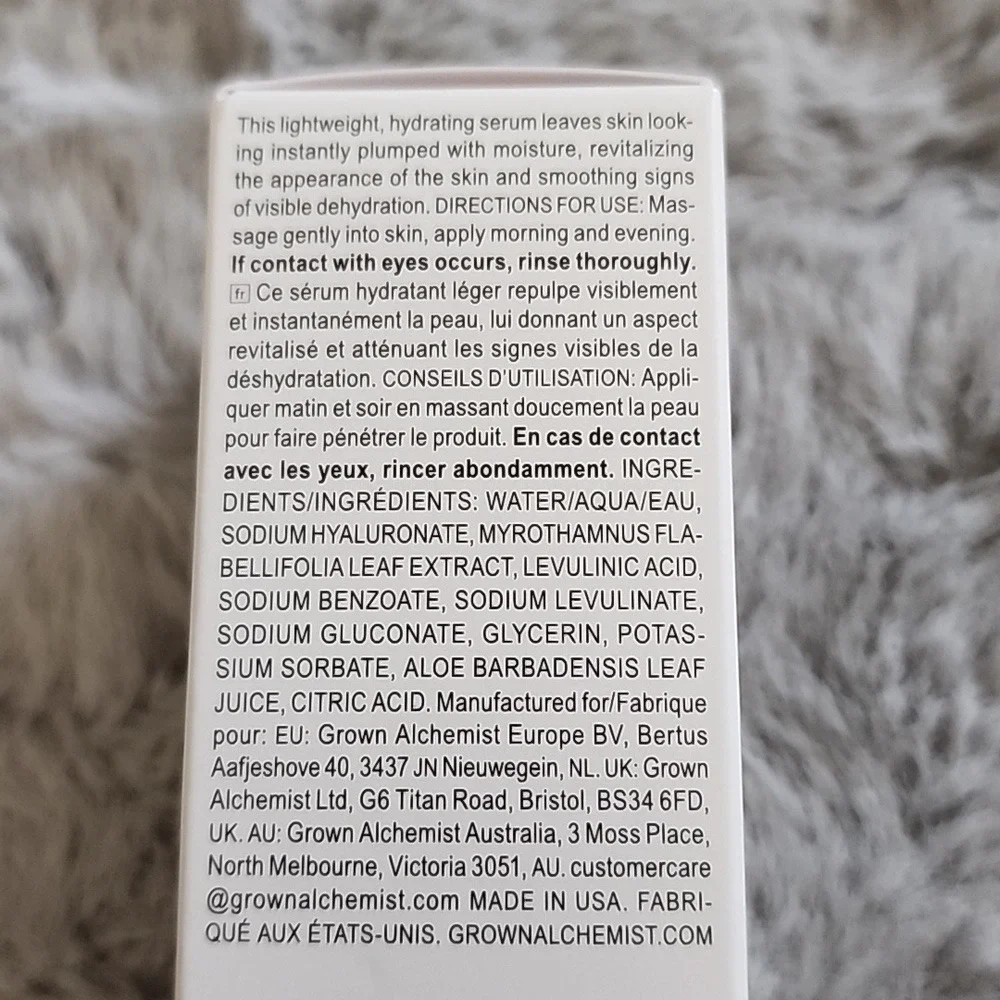 NIB‎ Grown Alchemist Instant Smoothing Serum